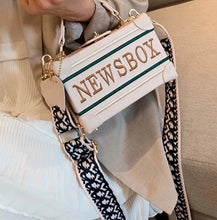 Load image into Gallery viewer, Newsbox crossbody(comes in Black, brown &amp; off white)
