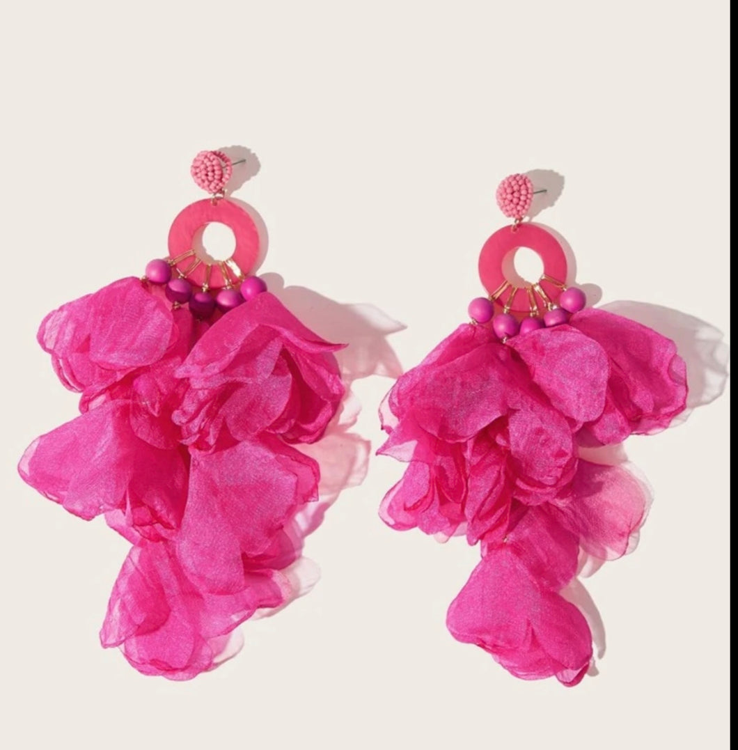 OMG Flower petal  Earrings💕