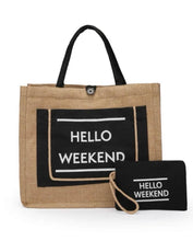 Load image into Gallery viewer, Hello weekend Bag
