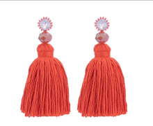 Load image into Gallery viewer, Janet tassel drop earrings
