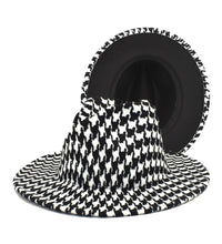 Load image into Gallery viewer, Hannah houndstooth fedora
