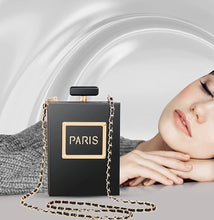 Load image into Gallery viewer, Paris  Black clutch
