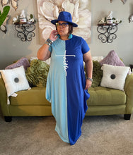 Load image into Gallery viewer, Faith Blu maxi dress💙
