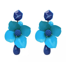 Load image into Gallery viewer, Blueberry bohemin drop earrings
